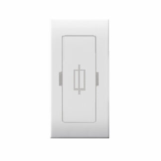 portafusibile mini, domus s44, colore ral 9010, 1p 10a - finitura lucida - 1 mod. - AVE 441007