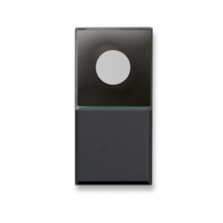 pulsante con spia, tekla s44, colore grigio tekla, 1p na 10a 250v - finitura opaca - 1 mod. - AVE 445050
