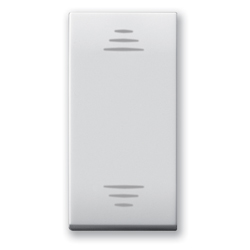 deviatore con gemma, domus s44, colore ral 9010, 1p 20ax illuminabile - finitura lucida - 1 mod. - AVE 441002/20A