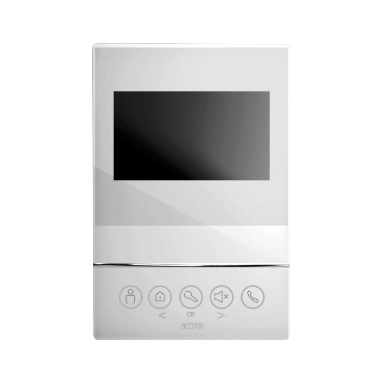 POSTO INT. 4,3" BIANCO - SIS 2 FILI - AVE VI2F-PIT4B