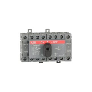SEZIONATORE COMMUTATORE 4 POLI ABB OT40F4C 40A IP20 EE 238 0 - ABB SPA EE 239 8