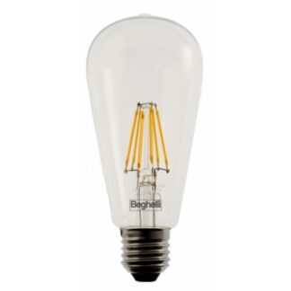 LAMPADA LED ZAFIRO LED DECORATIVA E27 06W 230V 2700K - BEGHELLI 56438 - BEGHELLI 56438