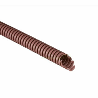 TUBO CORRUGATO 3321 IN PVC D.32 MARRONE - ELETTROCANALI ECTC1532M