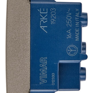 PRESA 2P+T 16A P17/11 METAL VIM 19203.M - VIMAR 19203.M