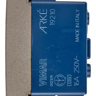 PRESA 2P+T 16A UNIVERSALE METAL VIM 19210.M - VIMAR 19210.M