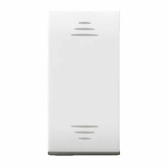 INTERRUTORRE CON GEMMA DOMUS S44 COLORE RAL 9010 1P 16AX ILLUMINABILE FINITURA LUCIDA 1 MODULO - AVE 441001