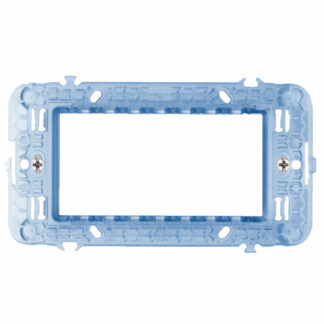 SUPPORTO CON VITI S44 PER SCATOLE RETTANGOLARI 4 MODULI - AVE 44A04
