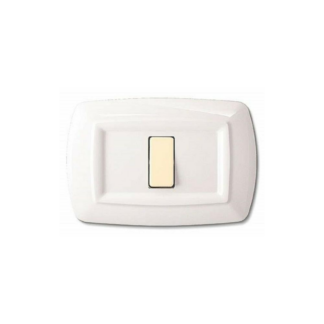 PLACCA TONDÓ 1 MODULO COLORE BIANCO ETN ECL2591WH - ELETTROCANALI ECL2591WH