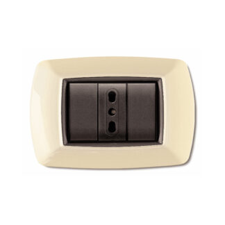 PLACCA MLIFE 4 MODULI COLORE AVORIO ETN2984A - ELETTROCANALI ECL2984A