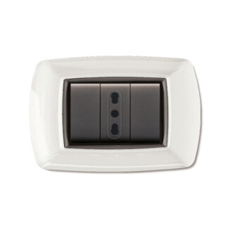 PLACCA MYLIFE 7 MODULI COLORE BIANCO ECL2987WH - ELETTROCANALI ECL2987WH