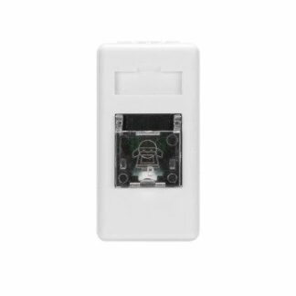 PRESA TELEFONICA - RJ11 - DOPPINO TWISTATO - MORSETTI A VITE - 1 MODULO - SYSTEM WHITE - GEWISS GW20251