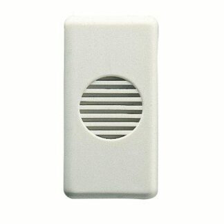 SUONERIA - 12V - 50Hz - 8VA - 80 dB A 1 METRO - 1 MODULO - SYSTEM WHITE - GEWISS GW20613