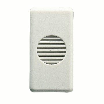 SUONERIA - 12V - 50Hz - 8VA - 80 dB A 1 METRO - 1 MODULO - SYSTEM WHITE - GEWISS GW20613