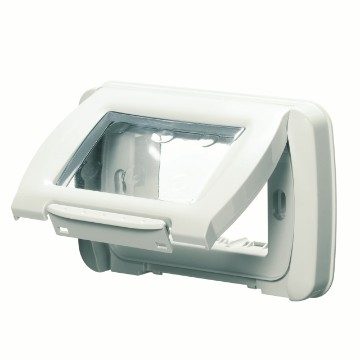 PLACCA STAGNA - AUTOPORTANTE - 3 POSTI - BIANCO NUVOLA - SYSTEM - GEWISS GW22451