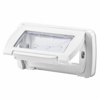PLACCA STAGNA - AUTOPORTANTE - 4 POSTI - BIANCO NUVOLA - SYSTEM - GEWISS GW22461