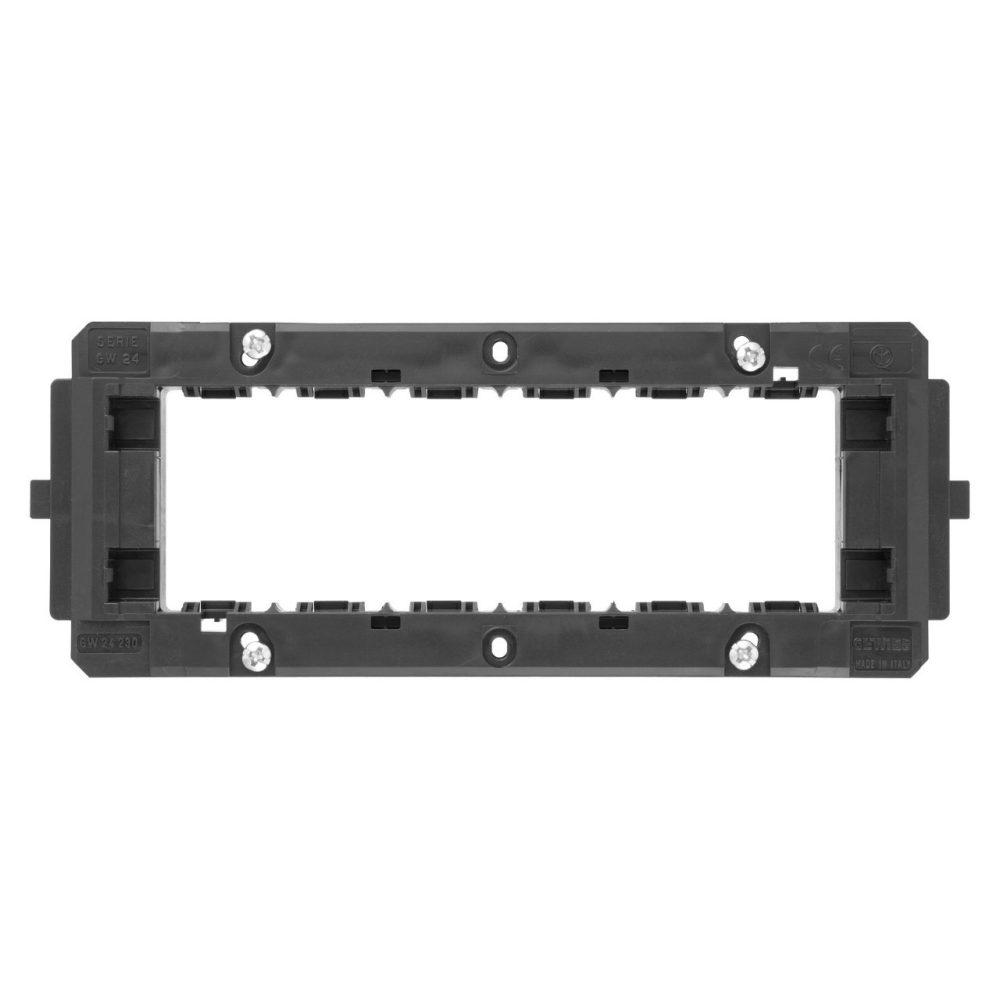 SUPPORTO - 6 POSTI - PLACCHE TOP SYSTEM / VIRNA / CLASSIC - SYSTEM - GEWISS GW24230