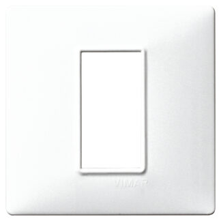 PLACCA 1 MODULO TECNOPOLIMERO COLORE BIANCO VIM 14641.01 - VIMAR 14641.01