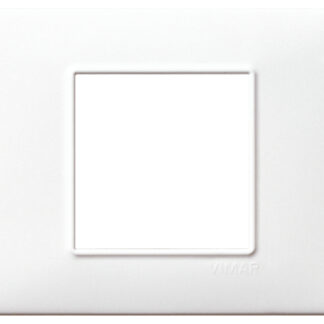 PLACCA 2 MODULI CENTRALI TECNOPOLIMERO COLORE BIANCO VIM 14652.01 - VIMAR 14652.01