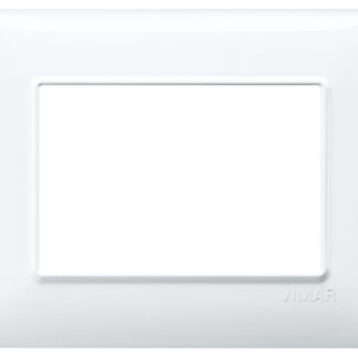 PLACCA 3 MODULI TECNOPOLIMERO COLORE BIANCO VIM 14653.01 - VIMAR 14653.01