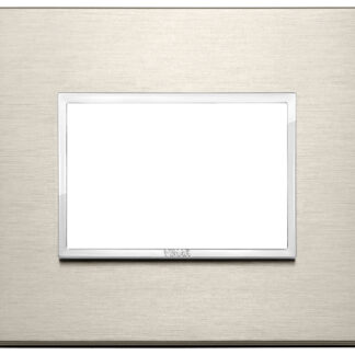 PLACCA 3 MODULI COLORE BRONZO CHIARO VIM 21653.04 - VIMAR 21653.04