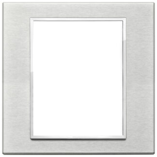 PLACCA 8 MODULI ( 4+4 ) COLORE GRIGIO NEXT VIM 21668.02 - VIMAR 21668.02