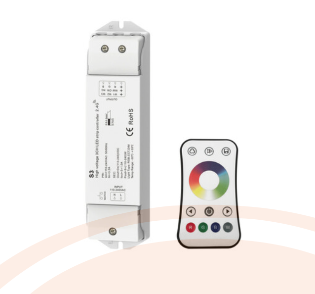 CONTROLLER LED RGB 230V+TELECOMANDO - ARTELETA CTR300